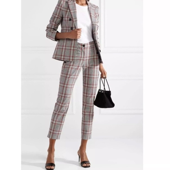 Veronica Beard Plaid Trouser